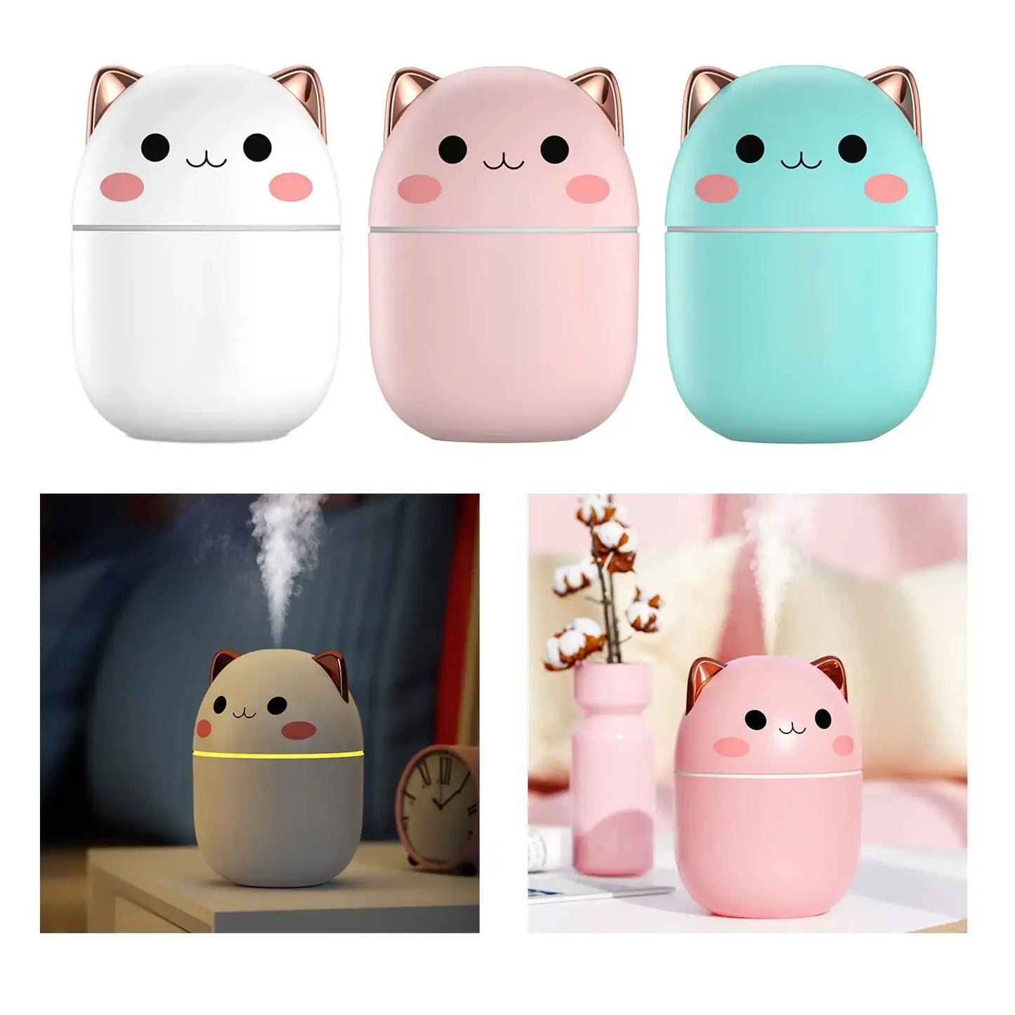 Portable Air Humidifier Aroma Essential Oil Diffuser